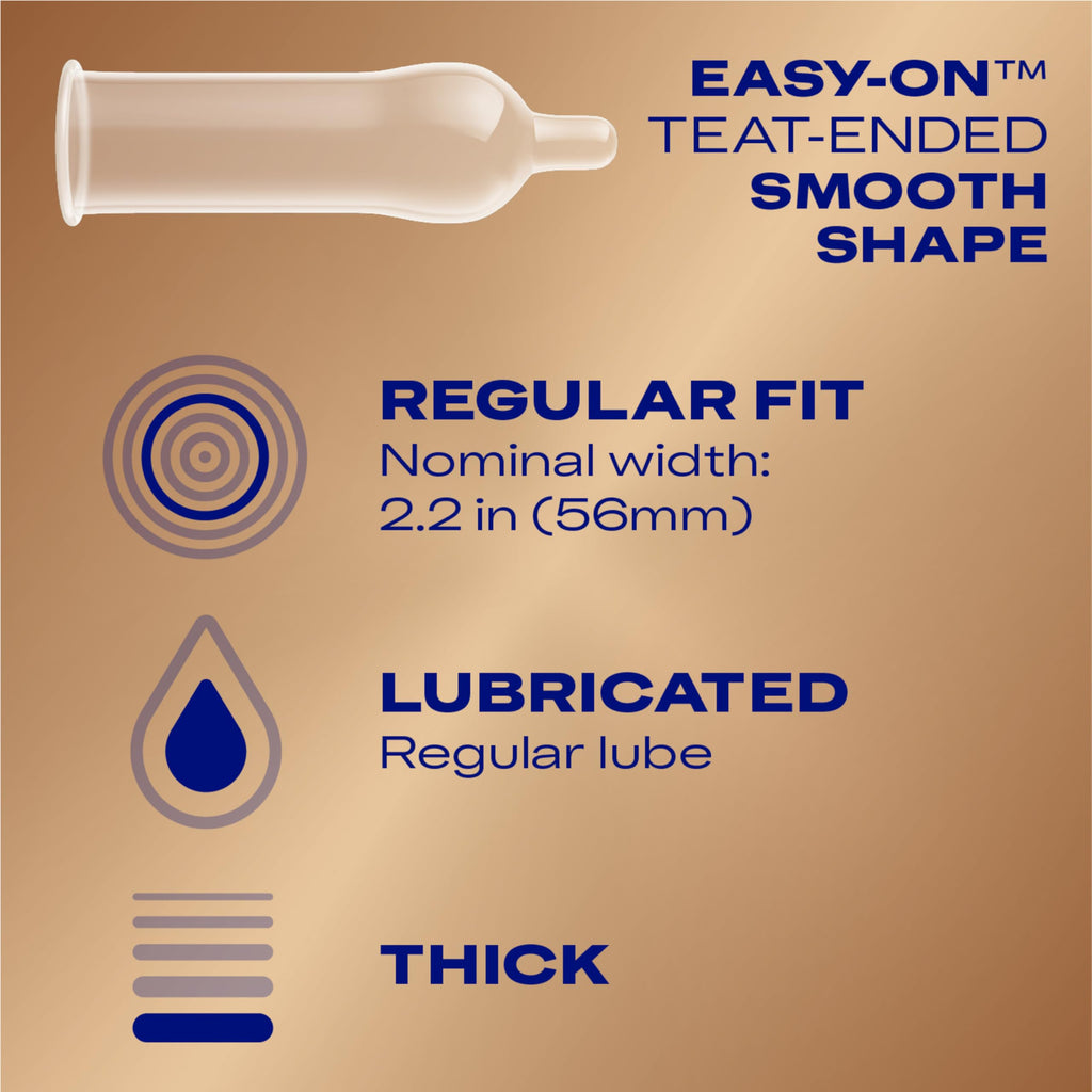 Non Latex Lubricated Condoms, 36 count M649