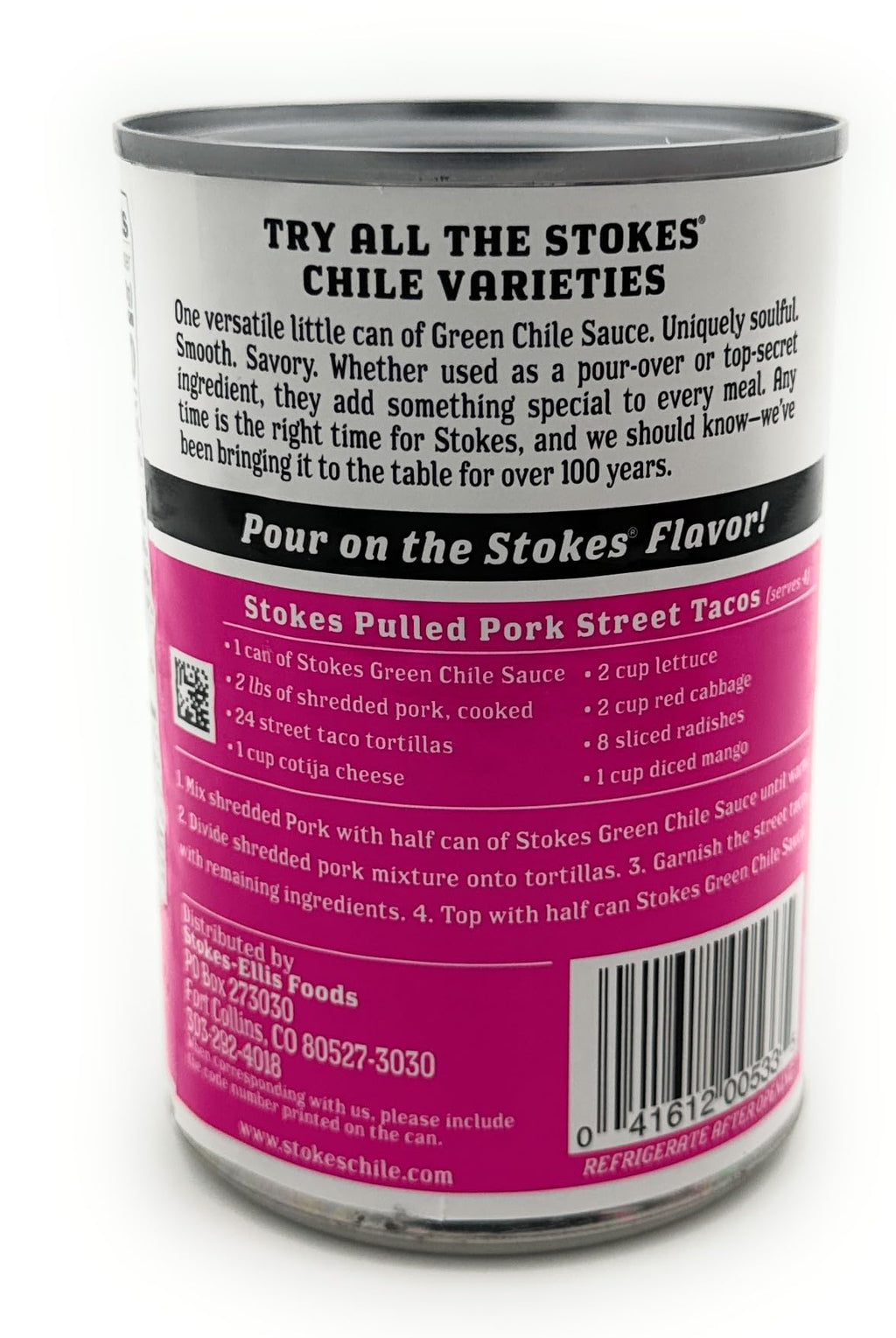 Green Chile Sauce with Pork and Jalapenos Pack of 3 I361