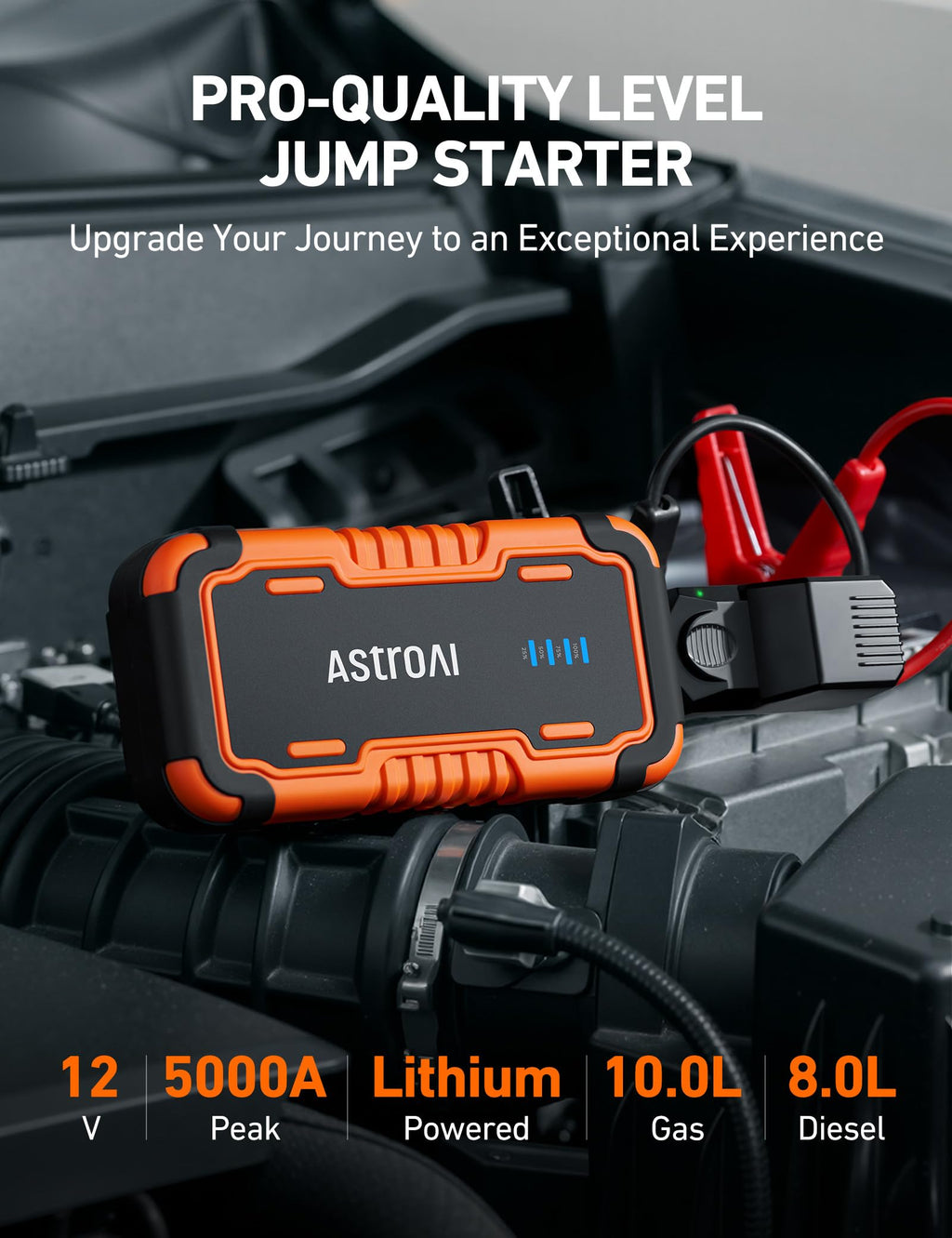 12V 5000A Lithium Car Jump Starter C705