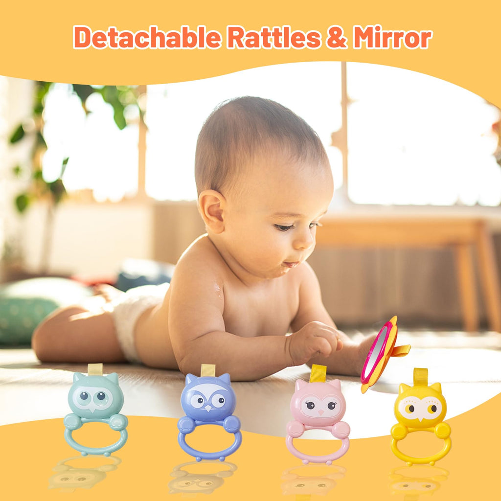 Baby Gym Play Mat & Baby Walker with Music and Light Q6675