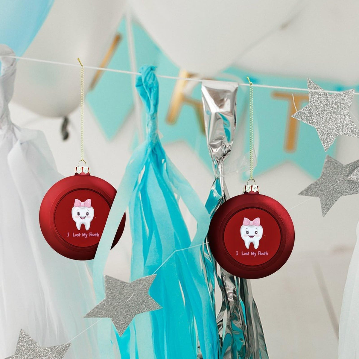 Christmas Balls Ornaments 4PCS J7048