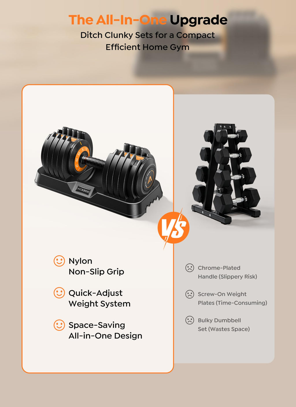 Adjustable Dumbbell Set of 2 Q43755