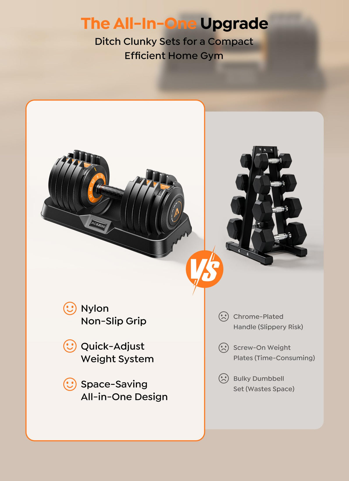 Adjustable Dumbbell Set of 2 Q43755