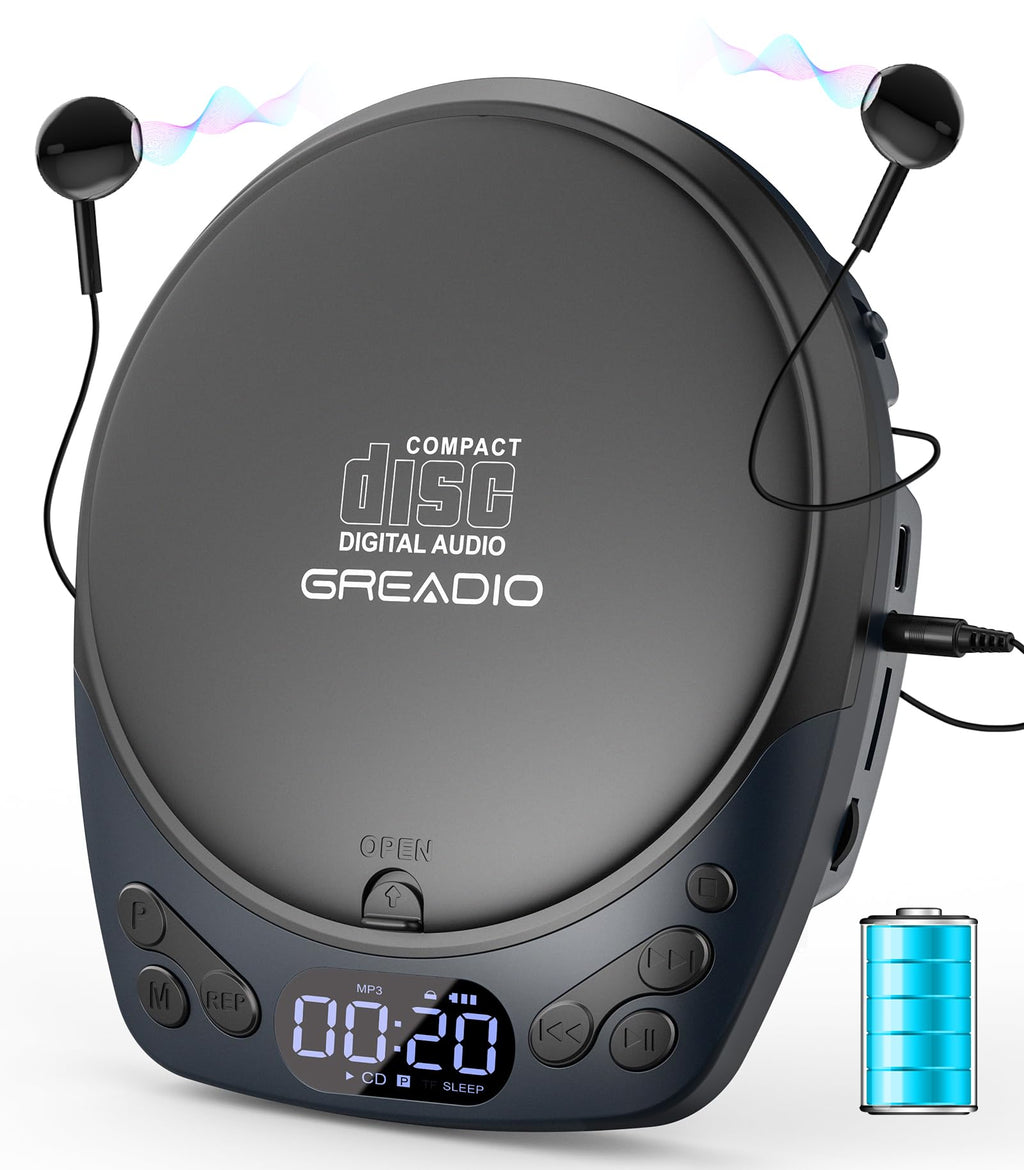 Portable CD Player with Headphones E558961