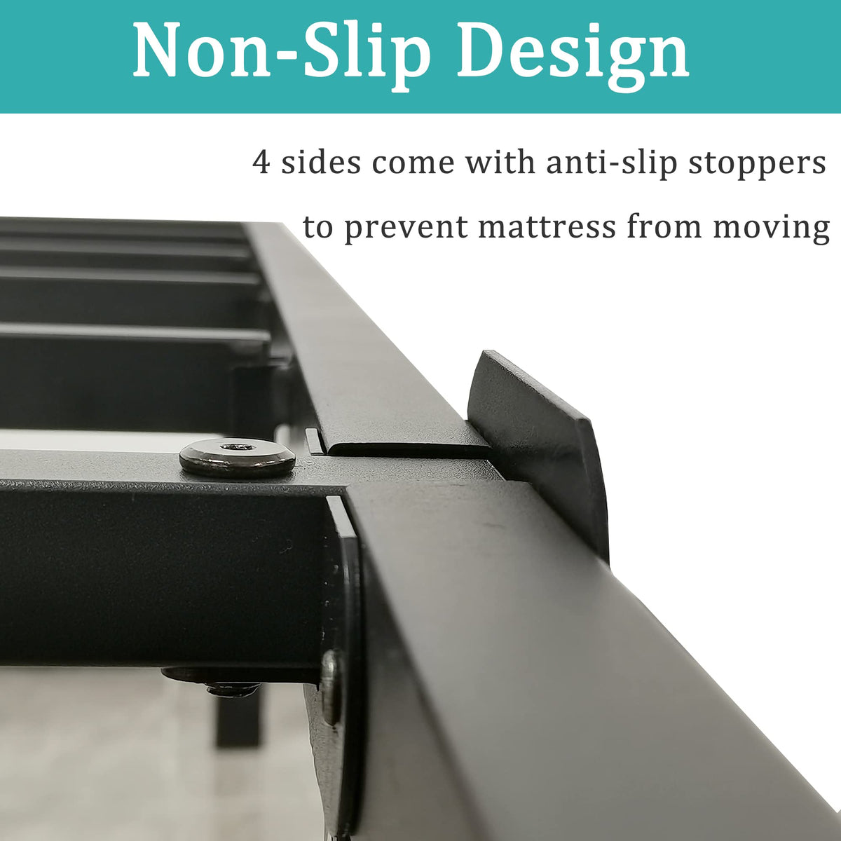Queen Size 14 Inch Heavy Duty Metal Platform Bed Frame R966939