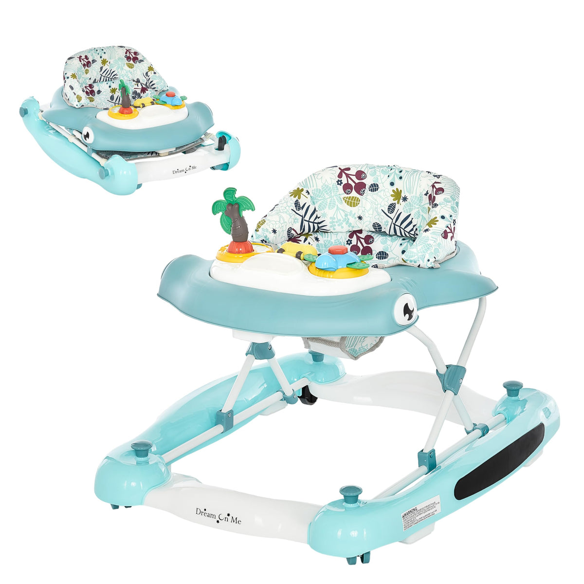 2-in-1 Foldable Baby Walker with Adjustable Height E31813