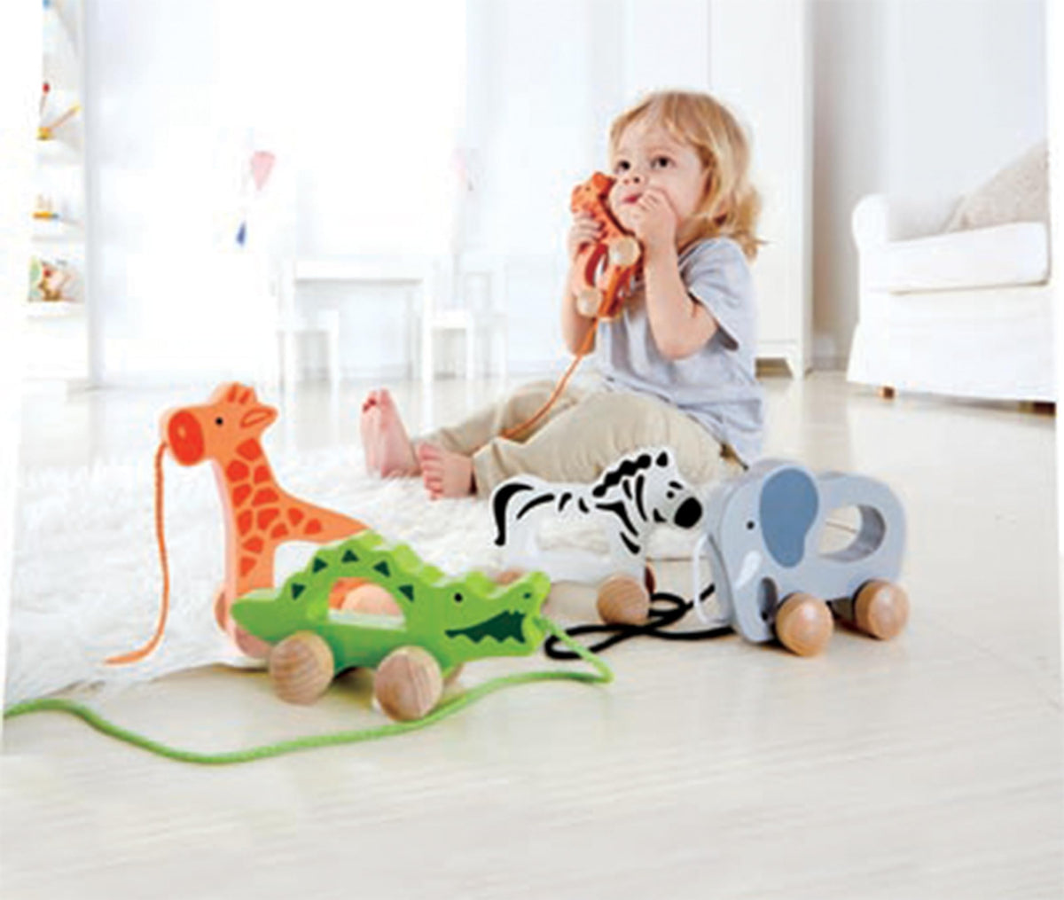 Wooden Push and Pull Toddler Toy K6560