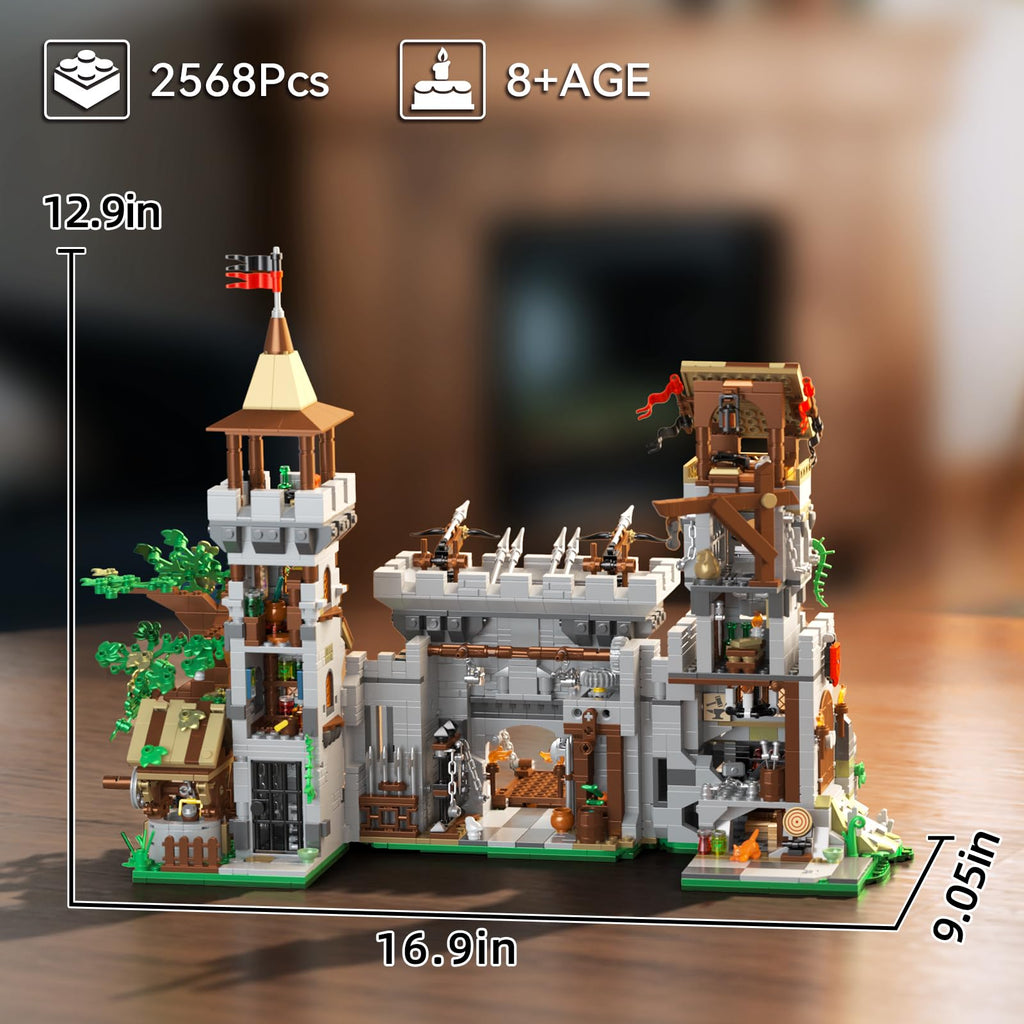 2568 PCS Medieval Castle Building Blocks Set O151