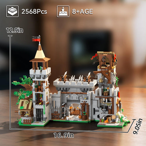 2568 PCS Medieval Castle Building Blocks Set O151