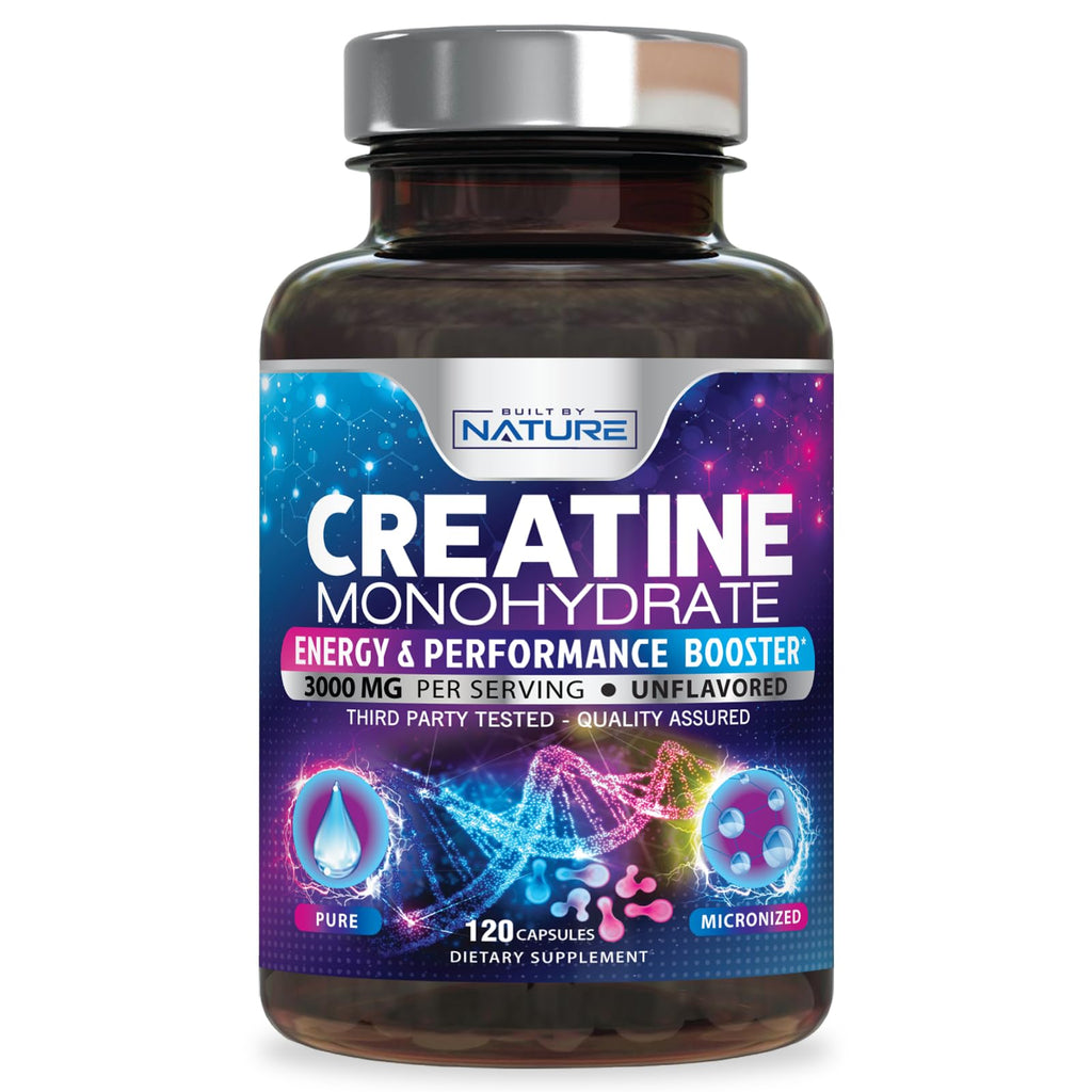 Micronized Creatine Monohydrate 120 Capsules N8344