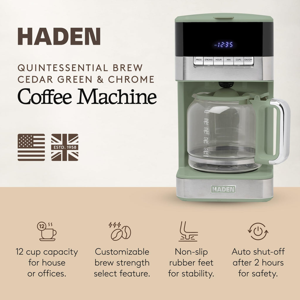 12 Cup Programmable Drip Coffee Maker R104