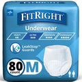 Medium Size Heavy Absorbency Adult Protective Underwear 80 Count Y519