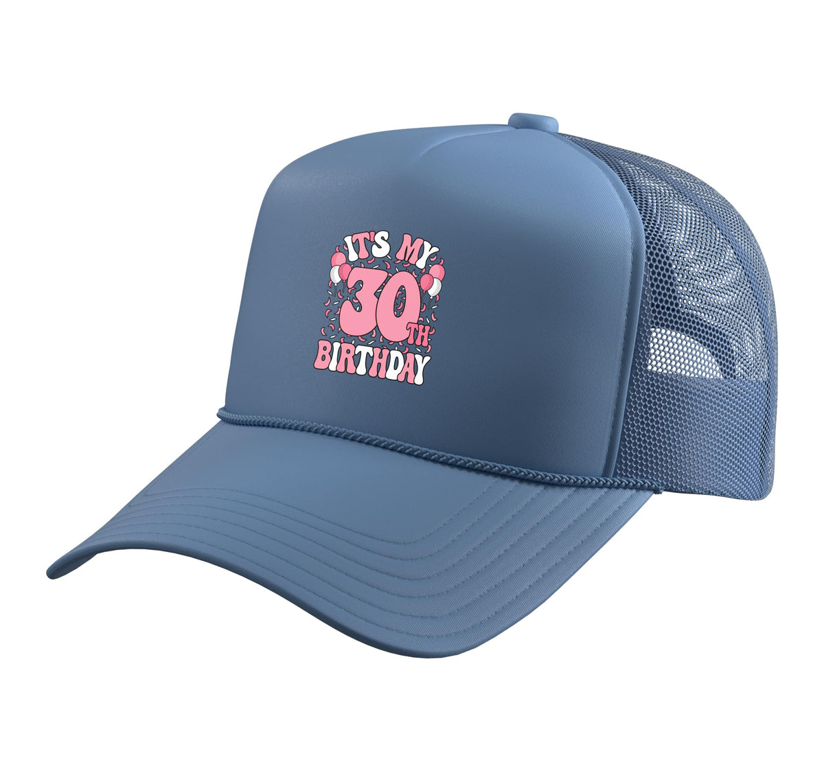 30th Birthday Trucker Hat with Adjustable Mesh Back K75399