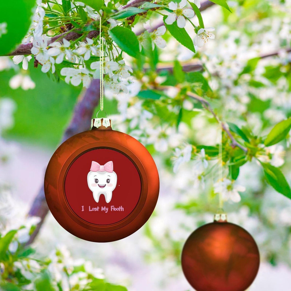 Christmas Balls Ornaments 4PCS J7048