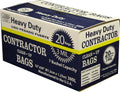 Heavy Duty Contractor Bags, 32" x 50", 3 ml (Pack of 20) U6042