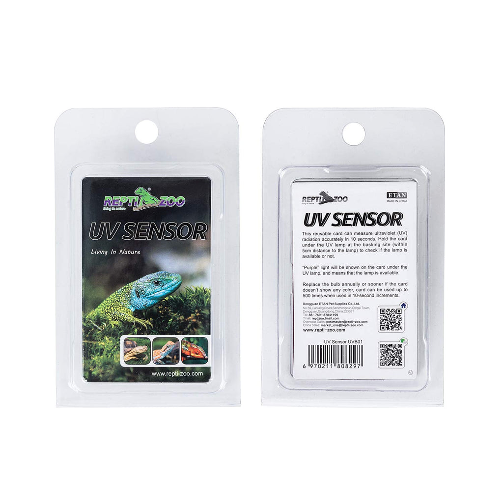 UVB Tester Reptile Lamp UV Sensor Set of 2 L67339