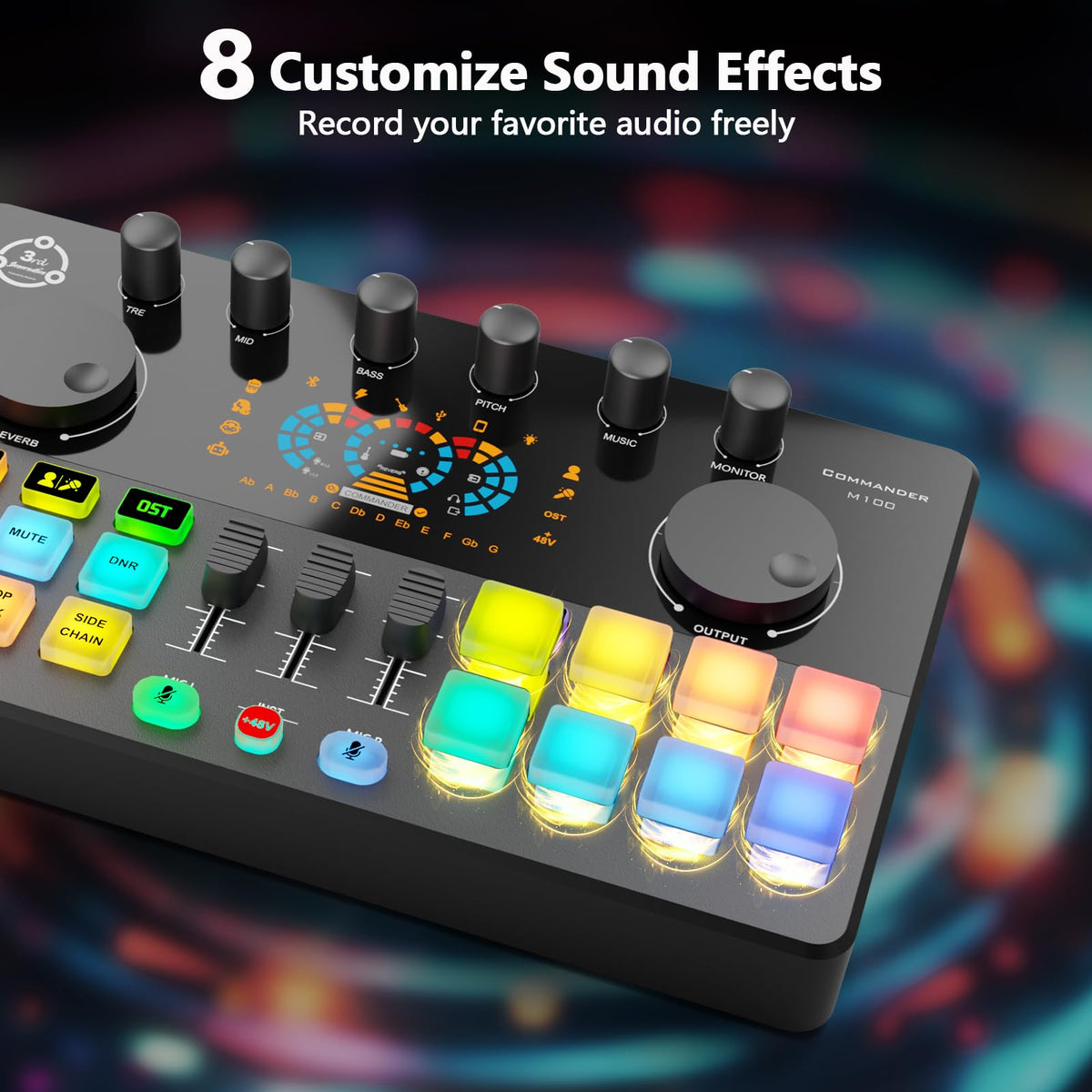 Audio Interface with 4 Dynamic Mics E997