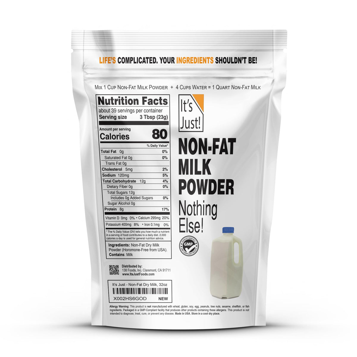 Powdered Non-Fat Skim Milk D570303