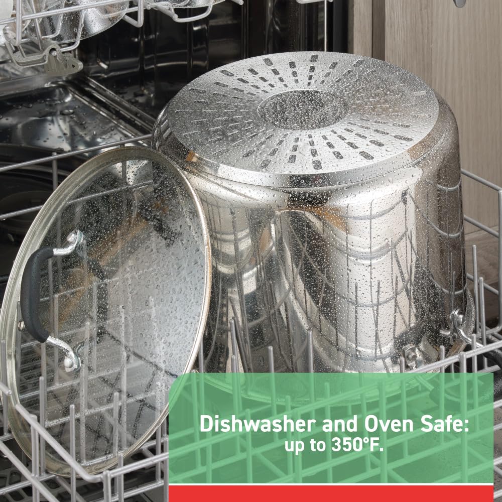 Stainless Steel 12 qt Stock Pot with Lid E47531