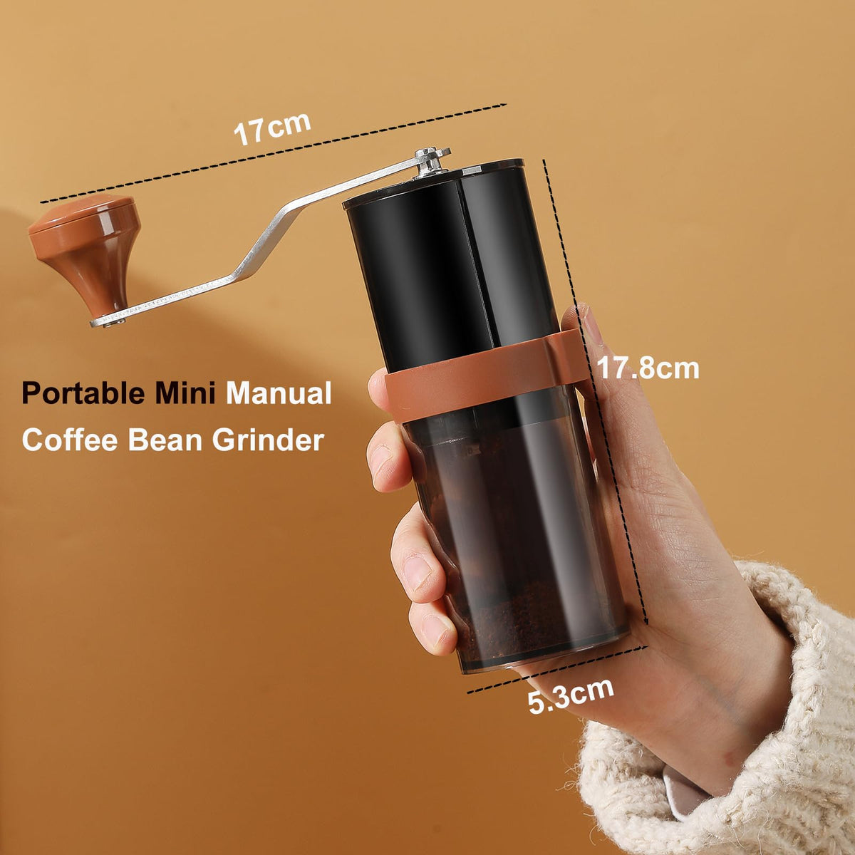 Manual Ceramic Burr Coffee Grinder P234