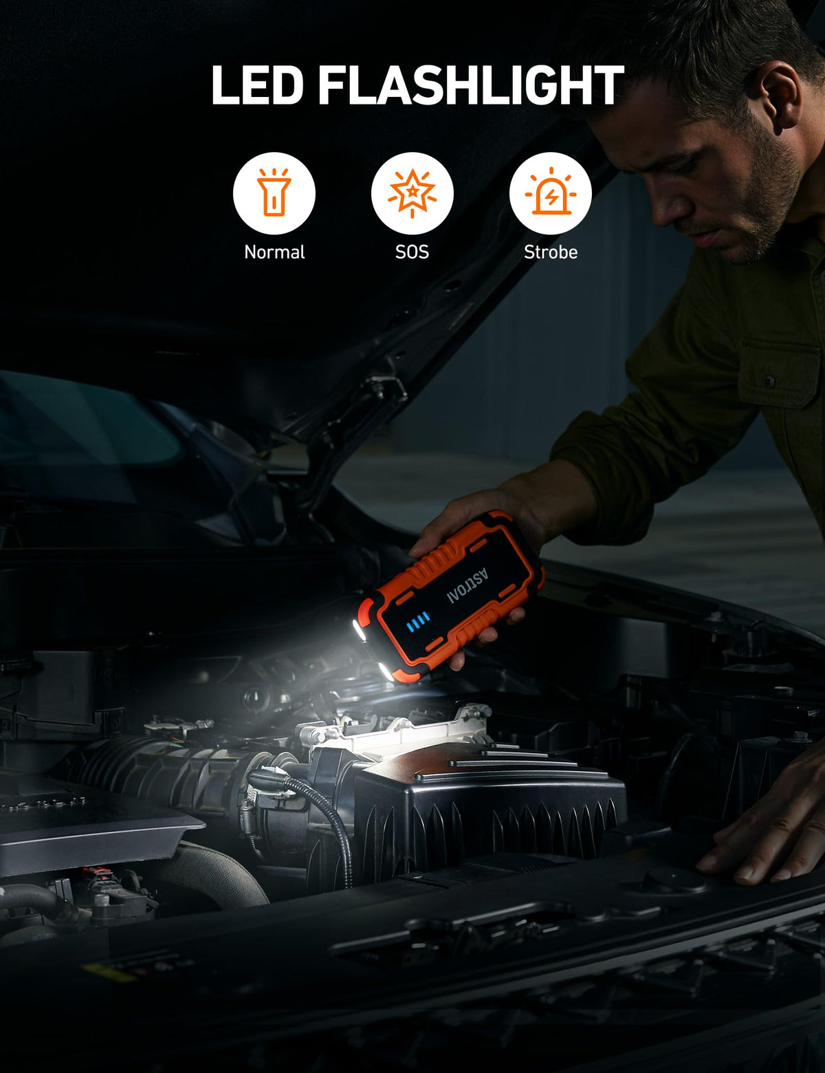 12V 5000A Lithium Car Jump Starter C705