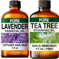 Lavender & Tea Tree Essential Oil Set 2x4 fl oz U17674