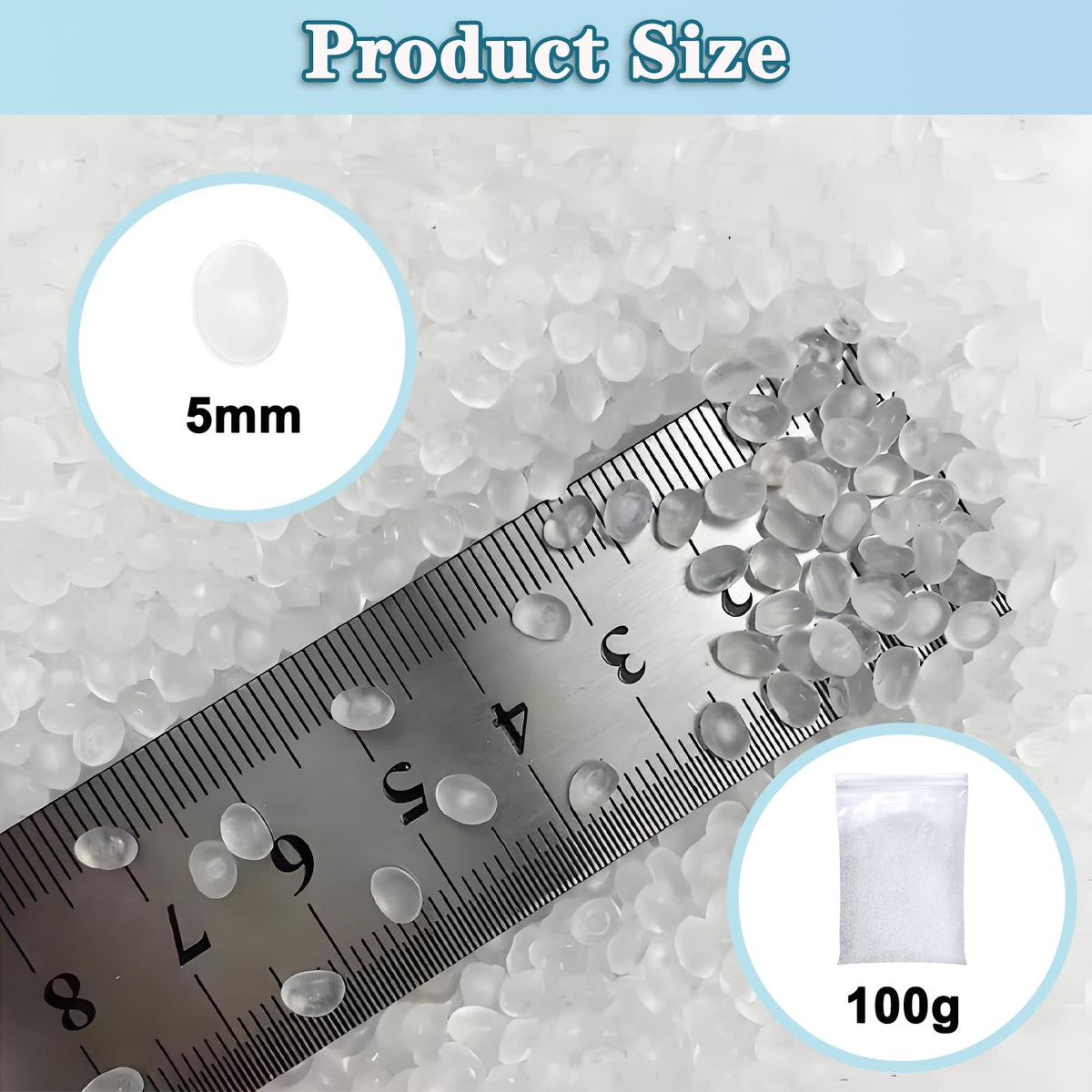 Polyethylene Weighted Stuffing Beads 100g N746