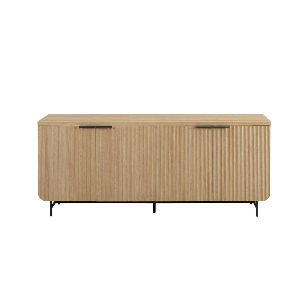 69 Inch Coastal Oak Sideboard Buffet W3267