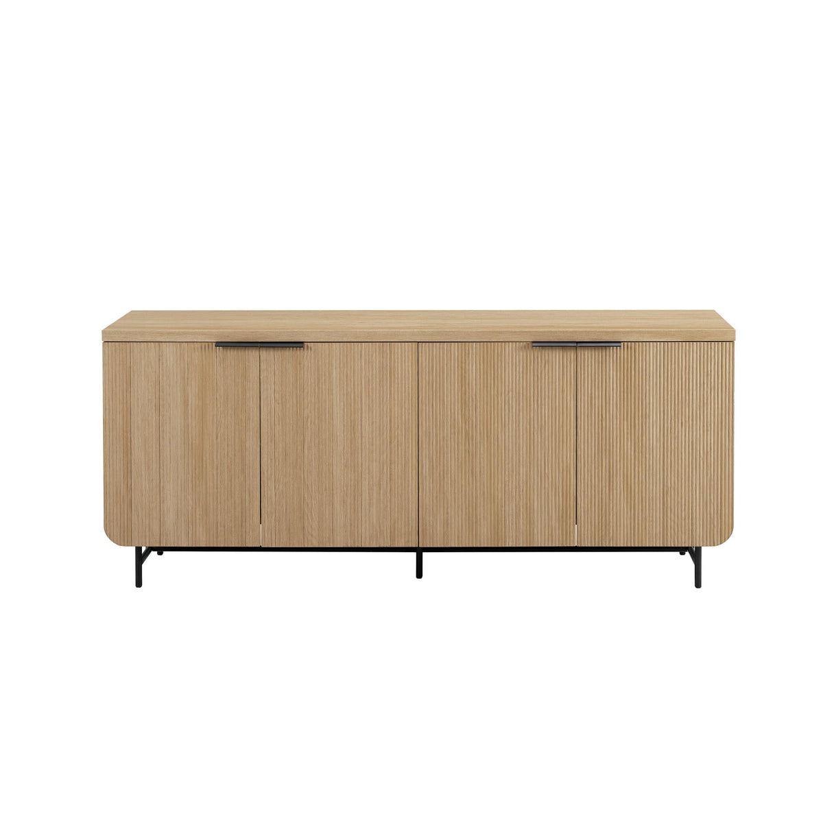69 Inch Coastal Oak Sideboard Buffet W3267