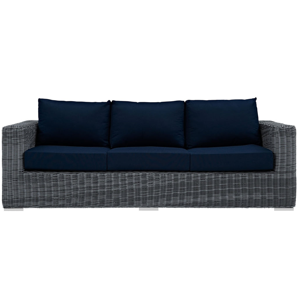 Wicker Rattan Outdoor Patio Sofa O4697