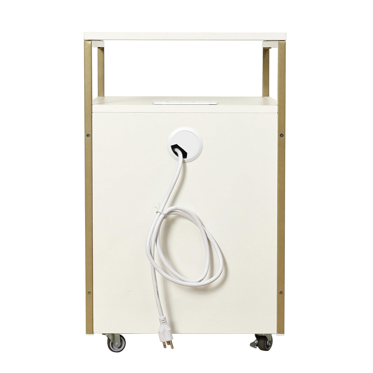 2 Drawer Rolling File Cabinet with Lock H1280