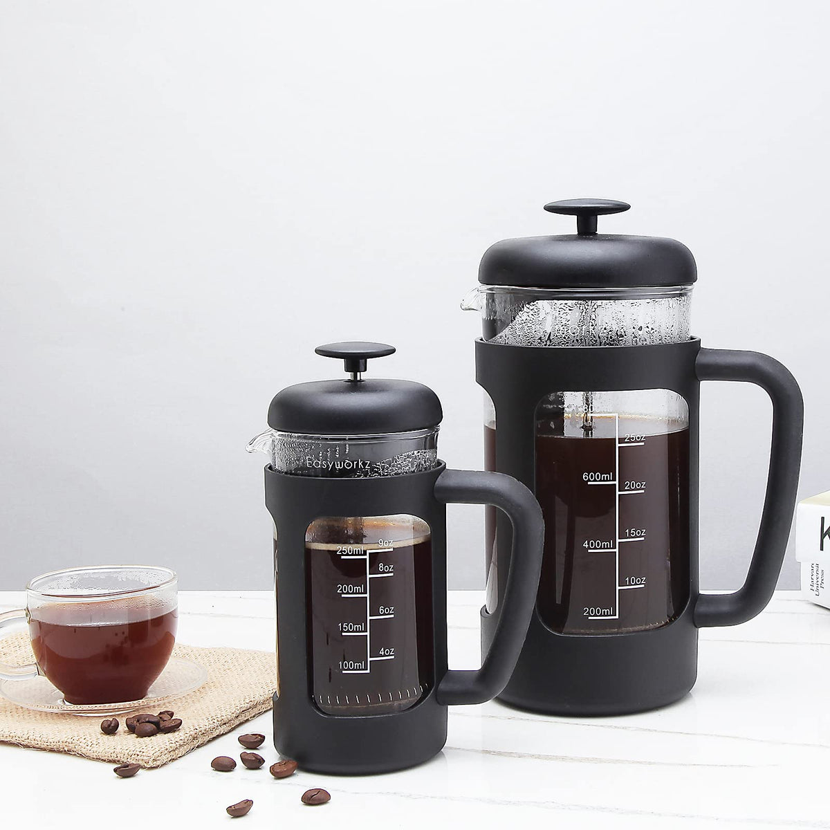 12 oz French Press Coffee Tea Maker with Measuring Coffee Spoon K90848