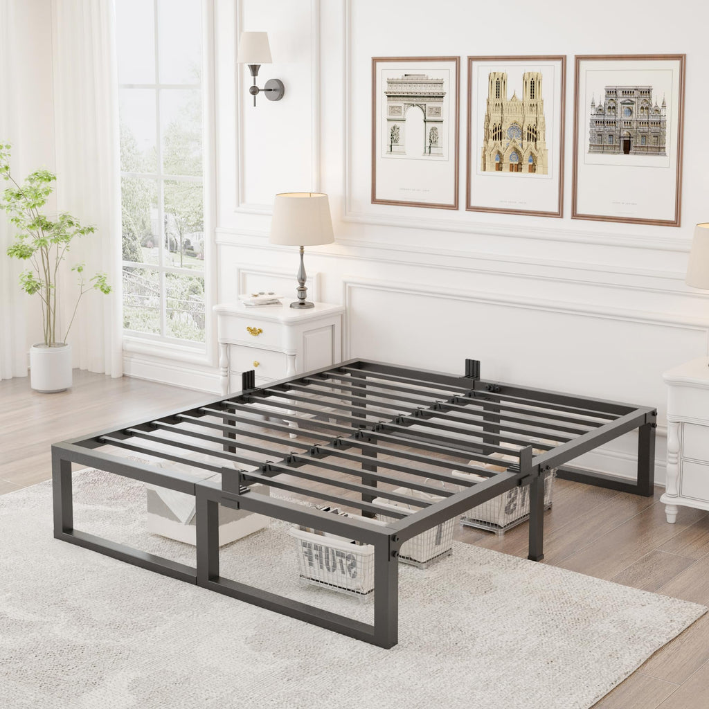 14 Inch Queen Heavy Duty Metal Platform Bed Frame G637