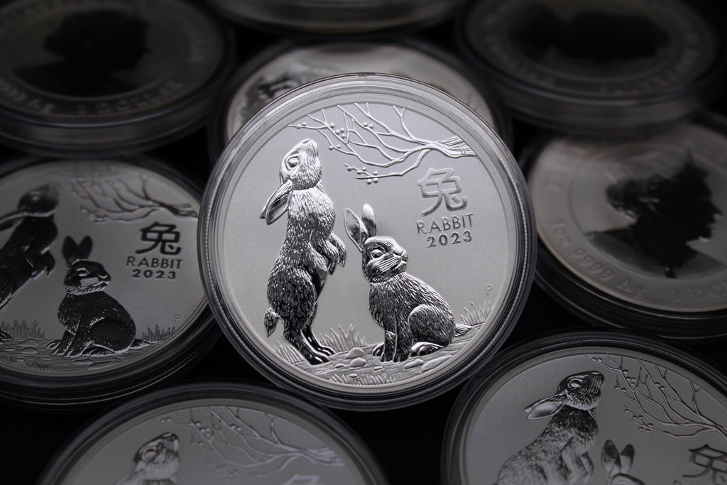 1 oz Silver Year of the Rabbit Coin O8778