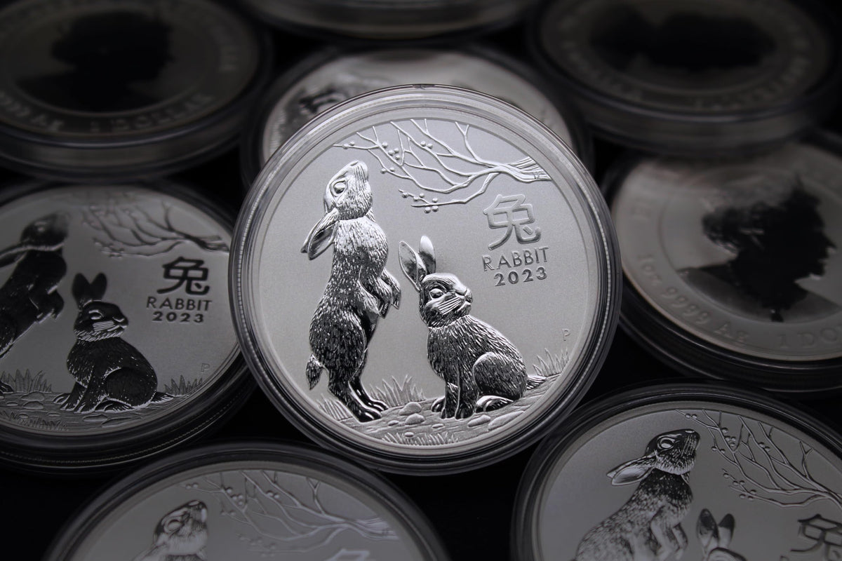 1 oz Silver Year of the Rabbit Coin O8778