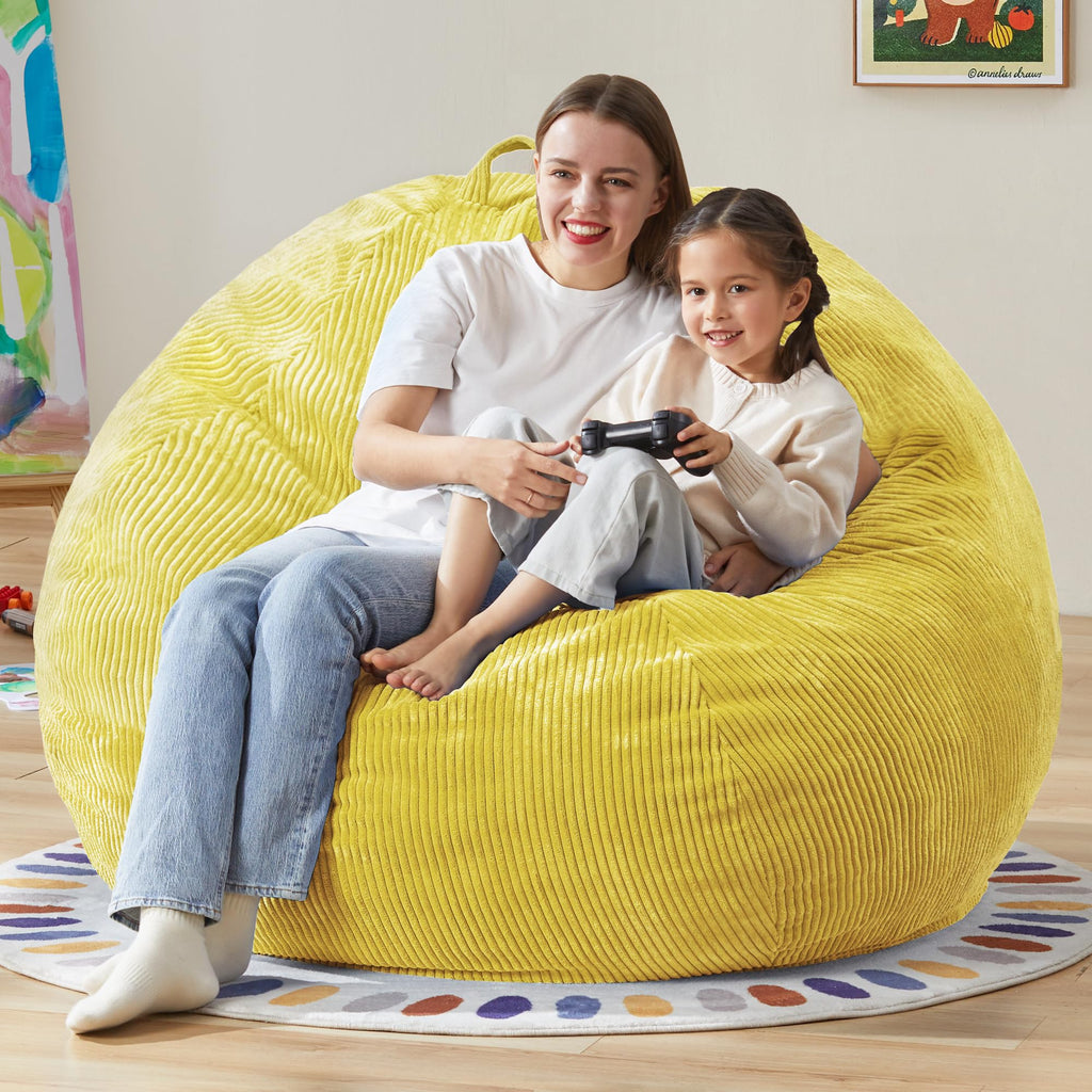 Oversized Bean Bag Chair with Filling J653257