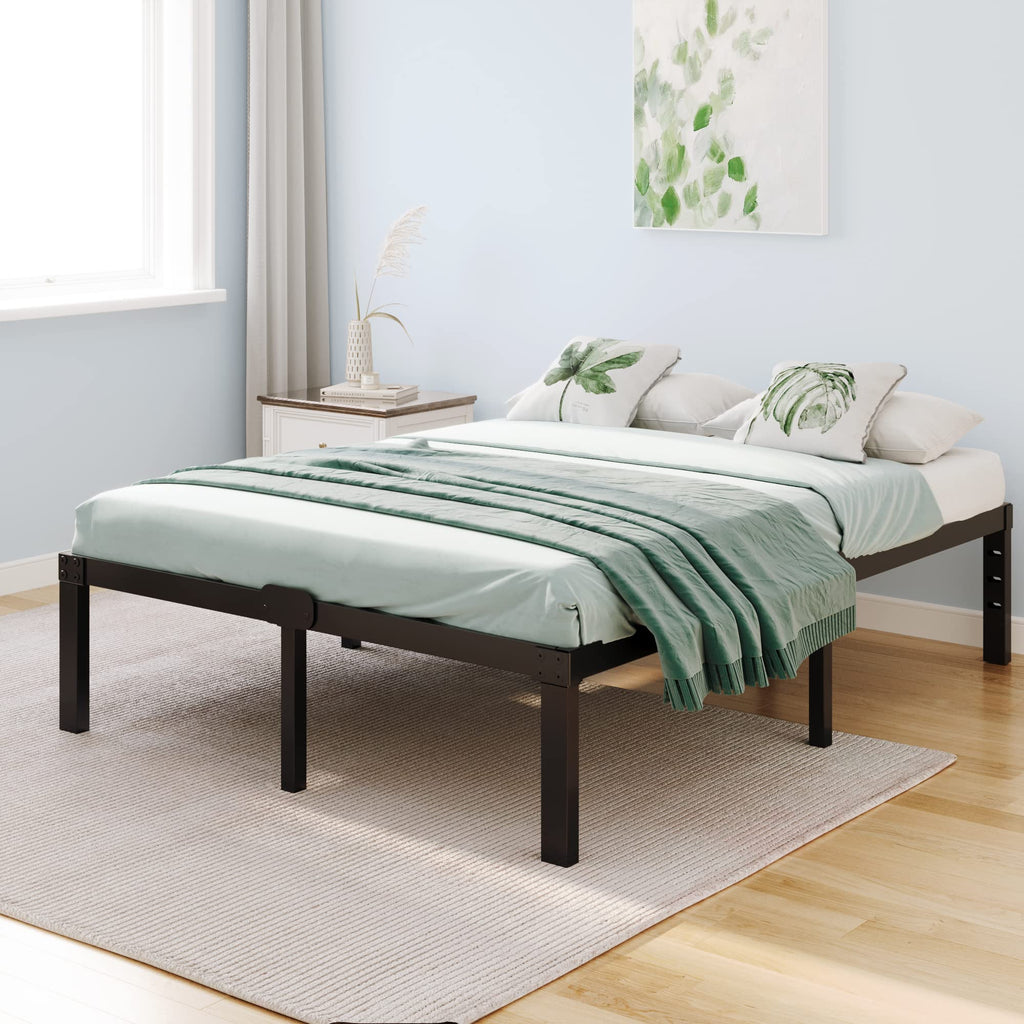 Queen Size 14 Inch Heavy Duty Metal Platform Bed Frame R966939