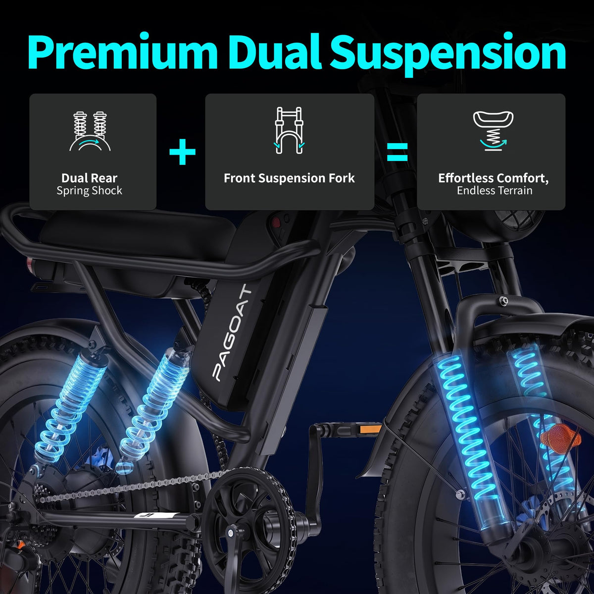 1500W Peak 20" x 4.0" Fat Tire Electric Bike Z183
