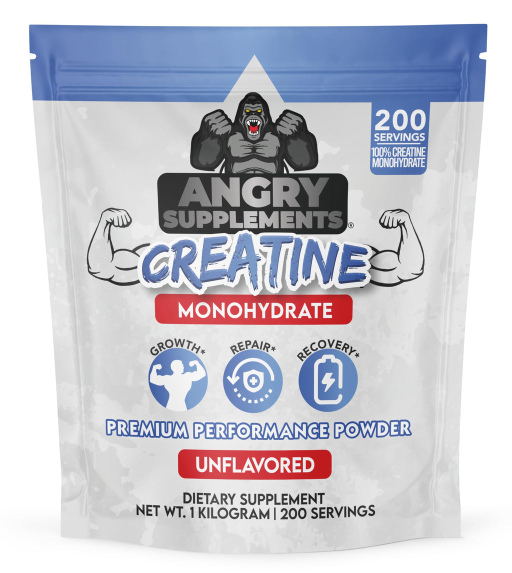 Unflavored Creatine Monohydrate Powder 1 Kilo Z29671