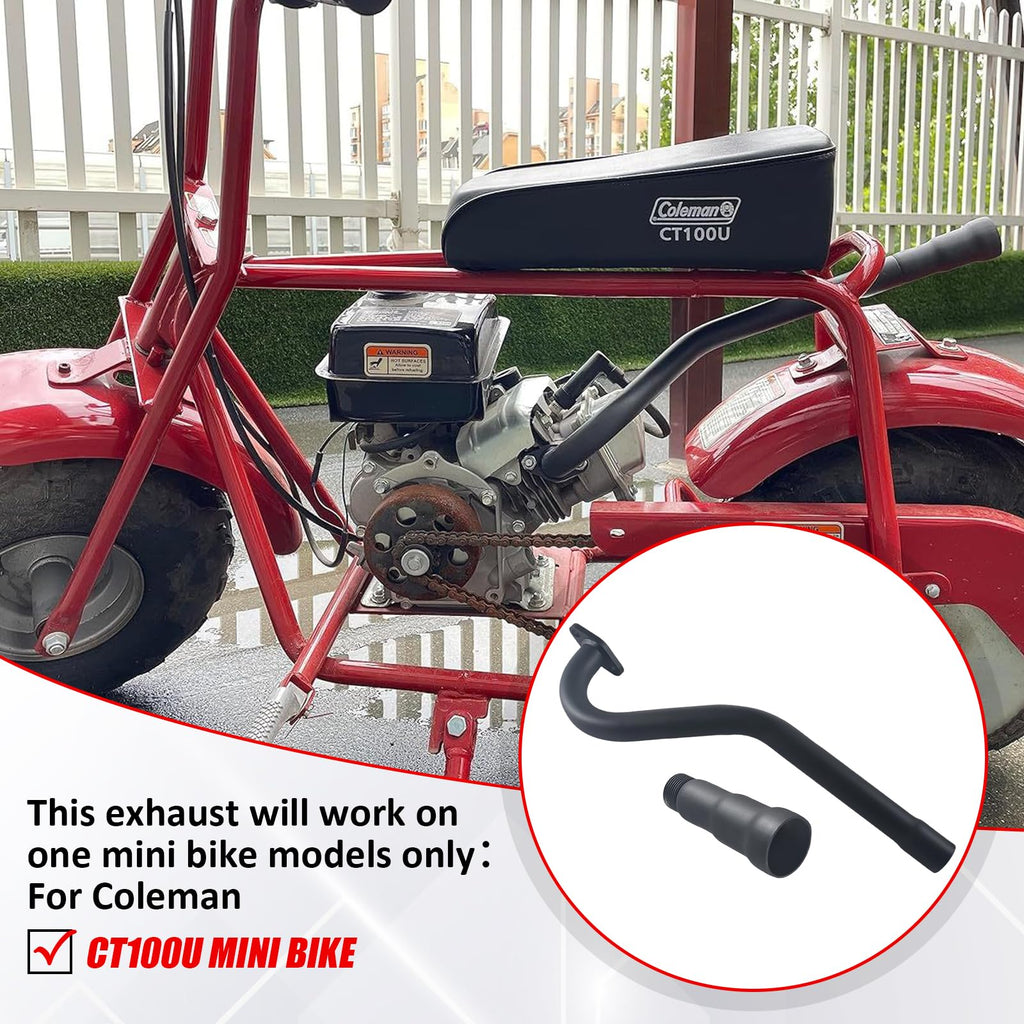 Mini Bike Exhaust Pipe Muffler Black V921