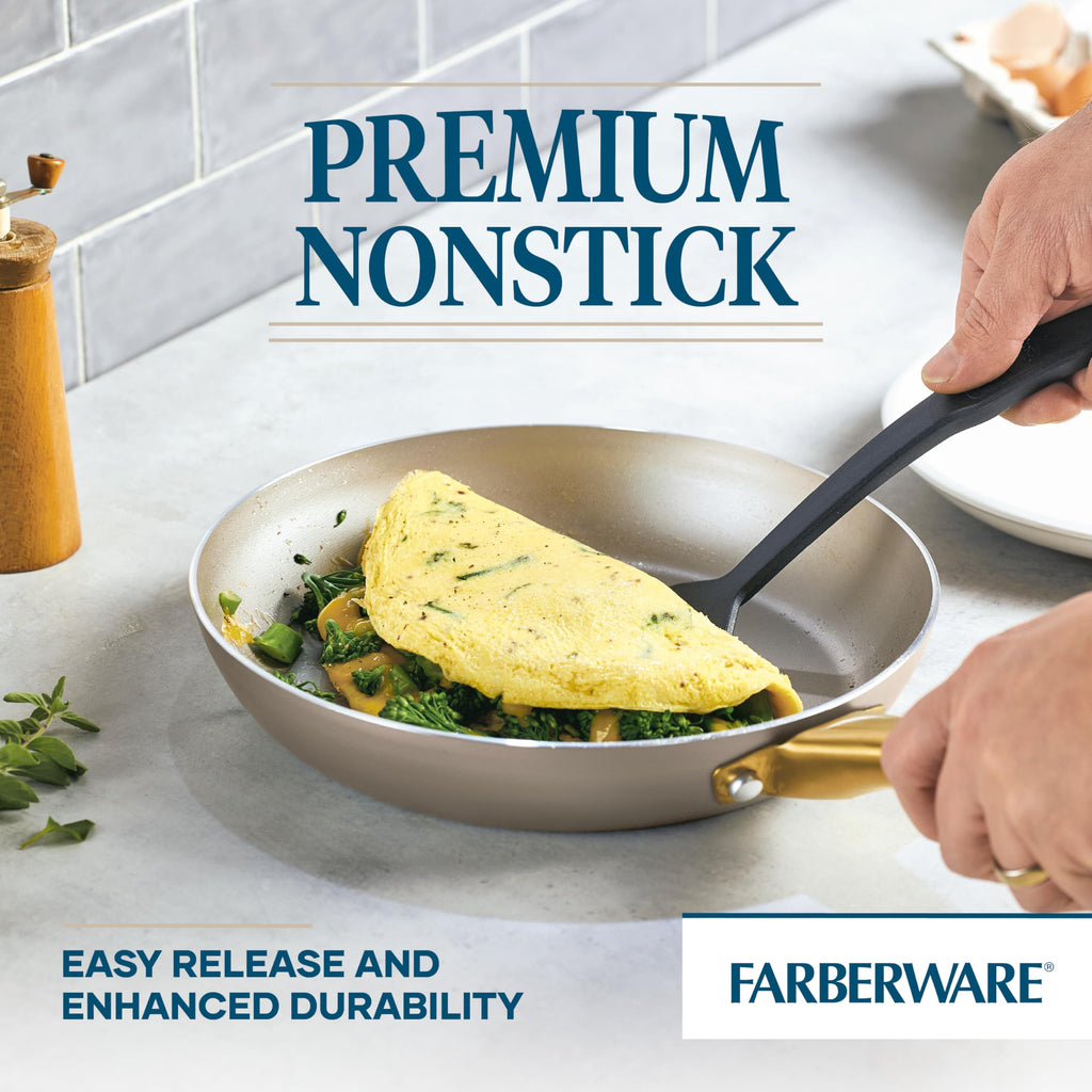 Nonstick Cookware and Pot Set with Lids, Dishwasher Safe, 12 Piece W202476
