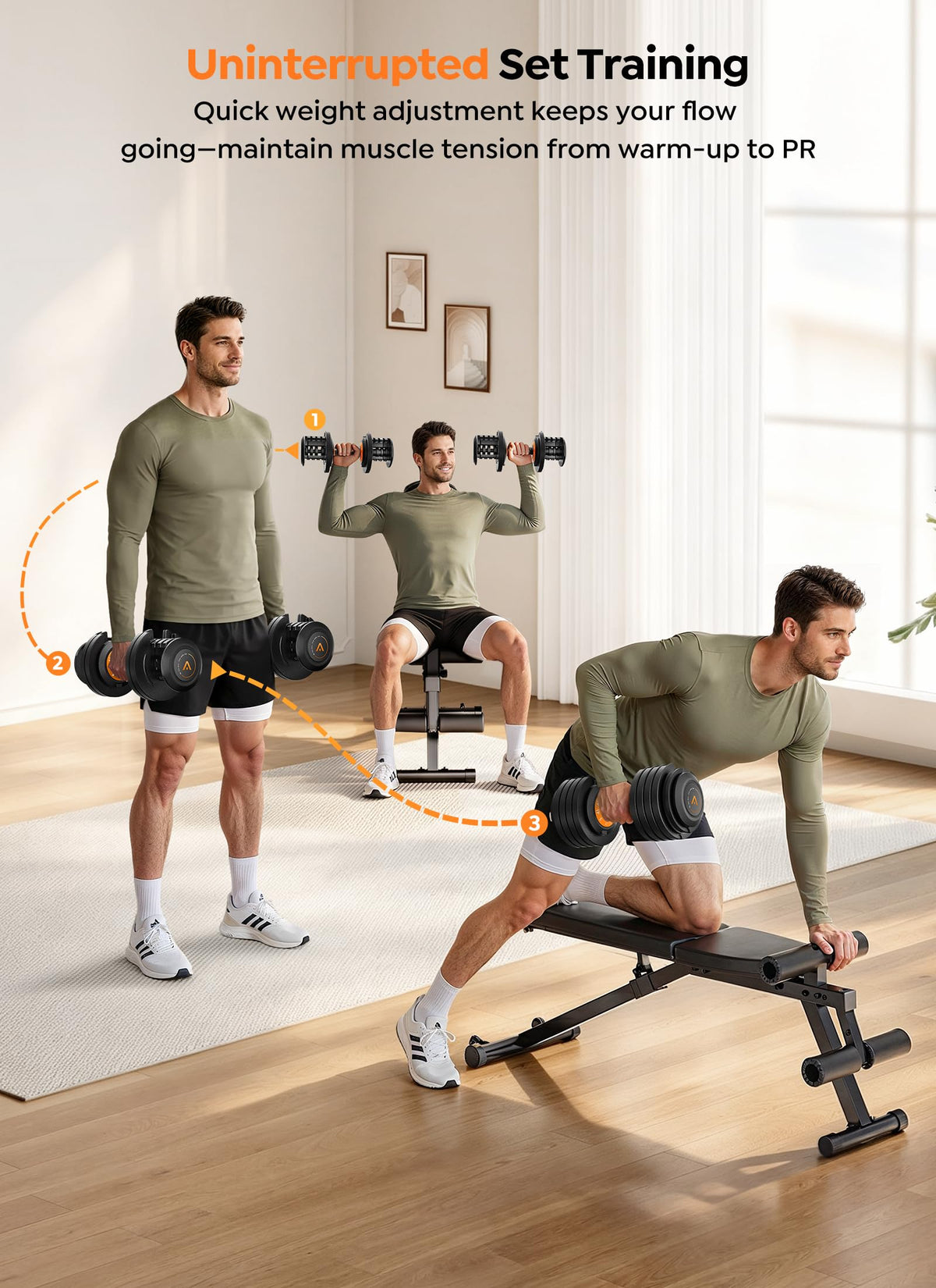 Adjustable Dumbbell Set of 2 Q43755