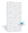 2" High Density Foam Crib Mattress Topper with Waterproof Washable Cover H788