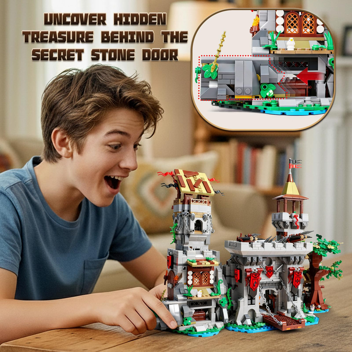 2568 PCS Medieval Castle Building Blocks Set O151