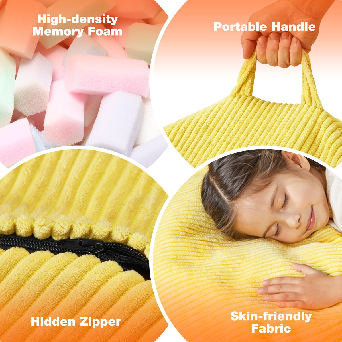 Oversized Bean Bag Chair with Filling J653257