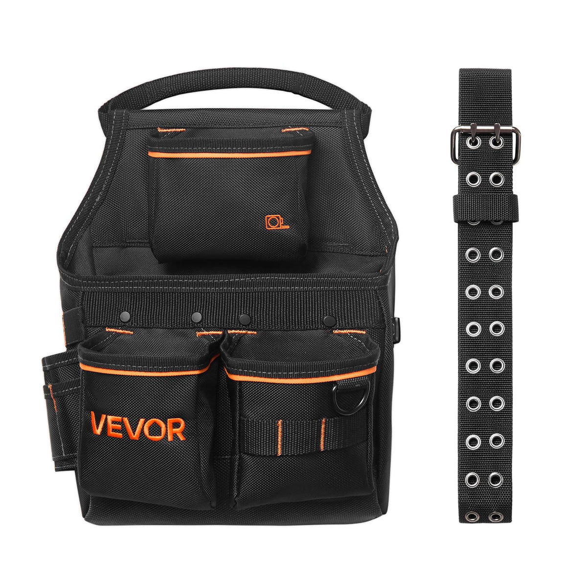 14 Pockets Heavy Duty Adjustable Tool Pouch with Belt D554