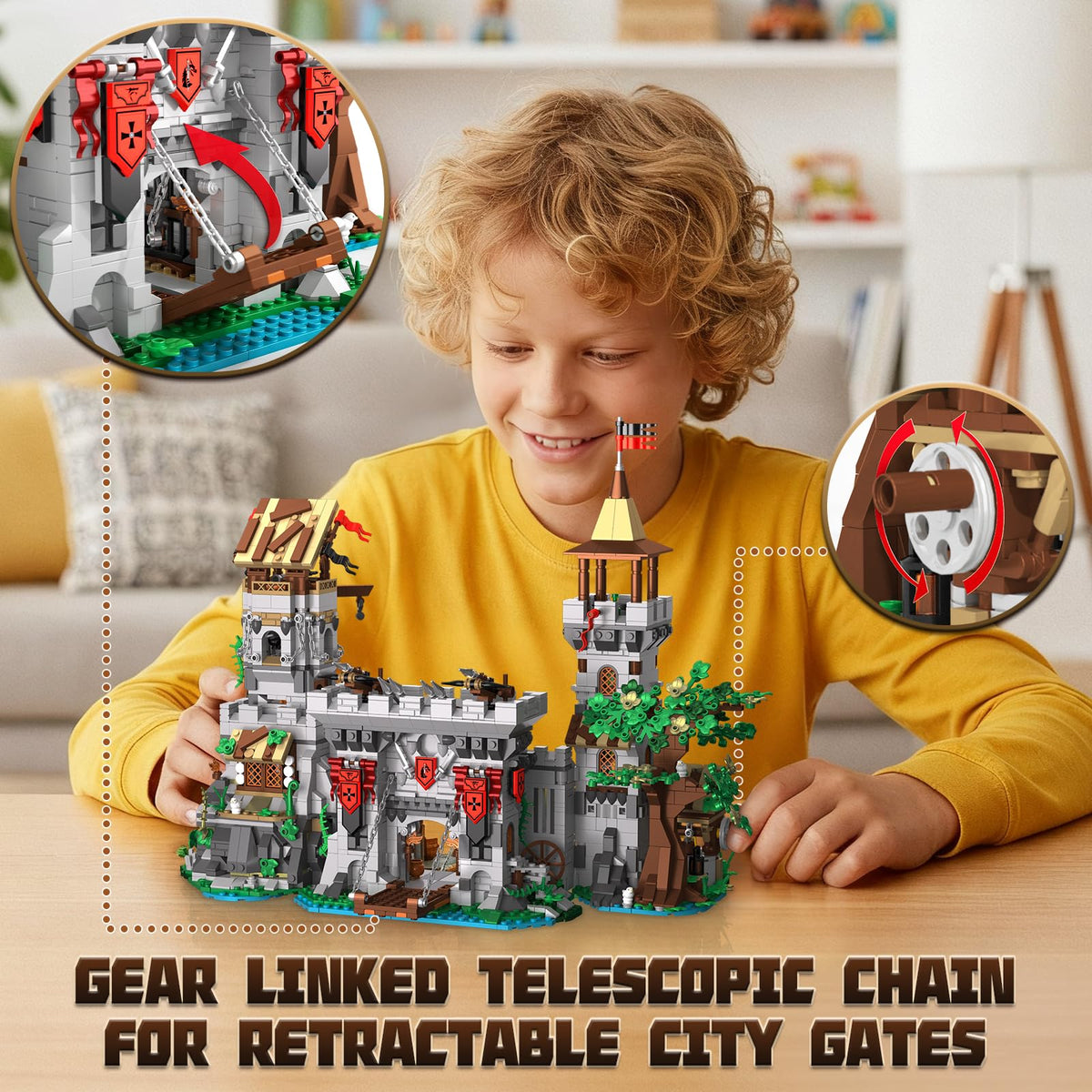 2568 PCS Medieval Castle Building Blocks Set O151