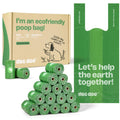 Dog Poop Bags with Handles, Large Size, 240 Bags, Unscented F99267