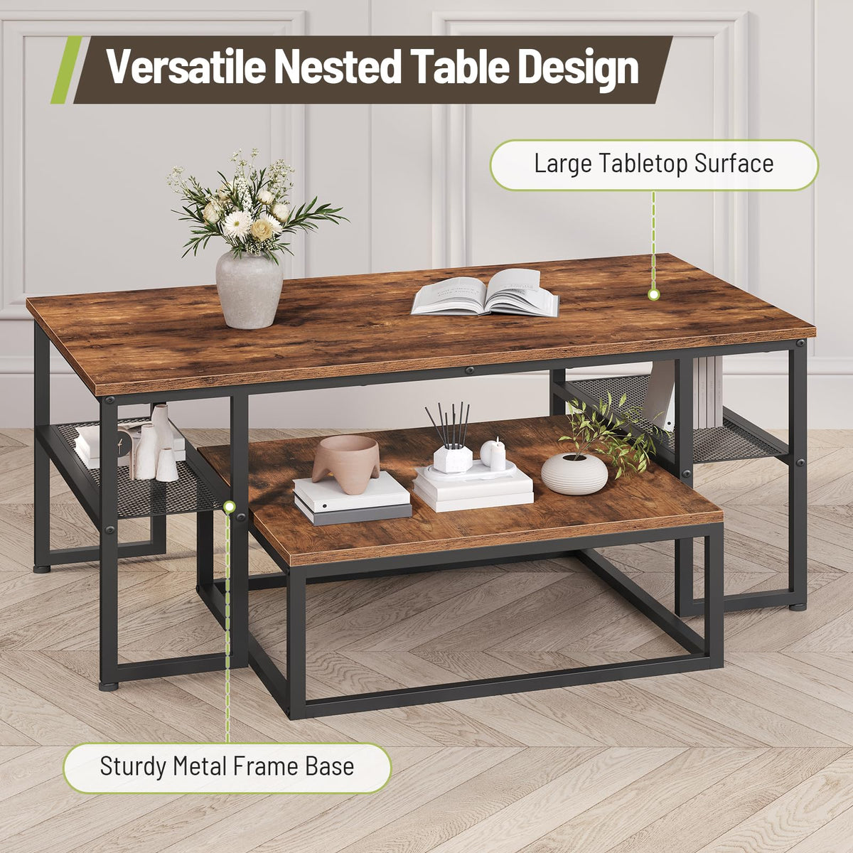 Coffee Table Set of 4 O63461