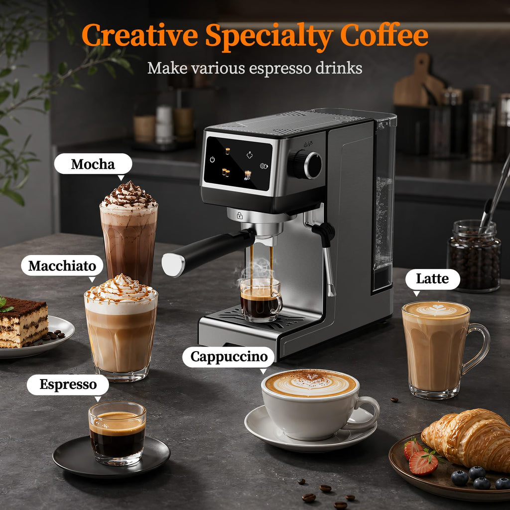20 Bar Espresso Machine with Milk Frother X459